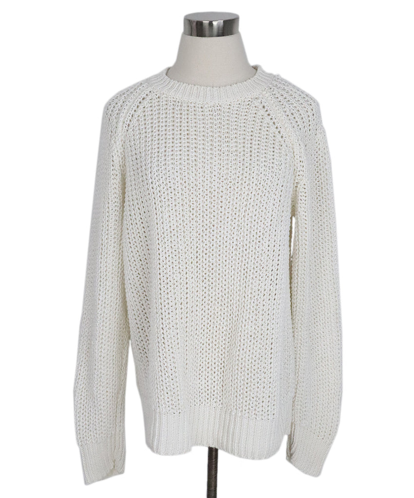 Michael Kors White Cotton Sweater 