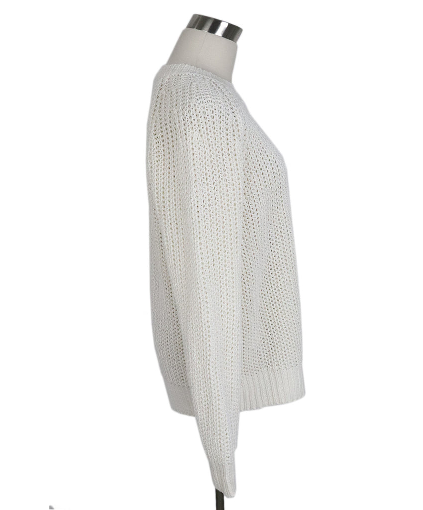 Michael Kors White Cotton Sweater 1