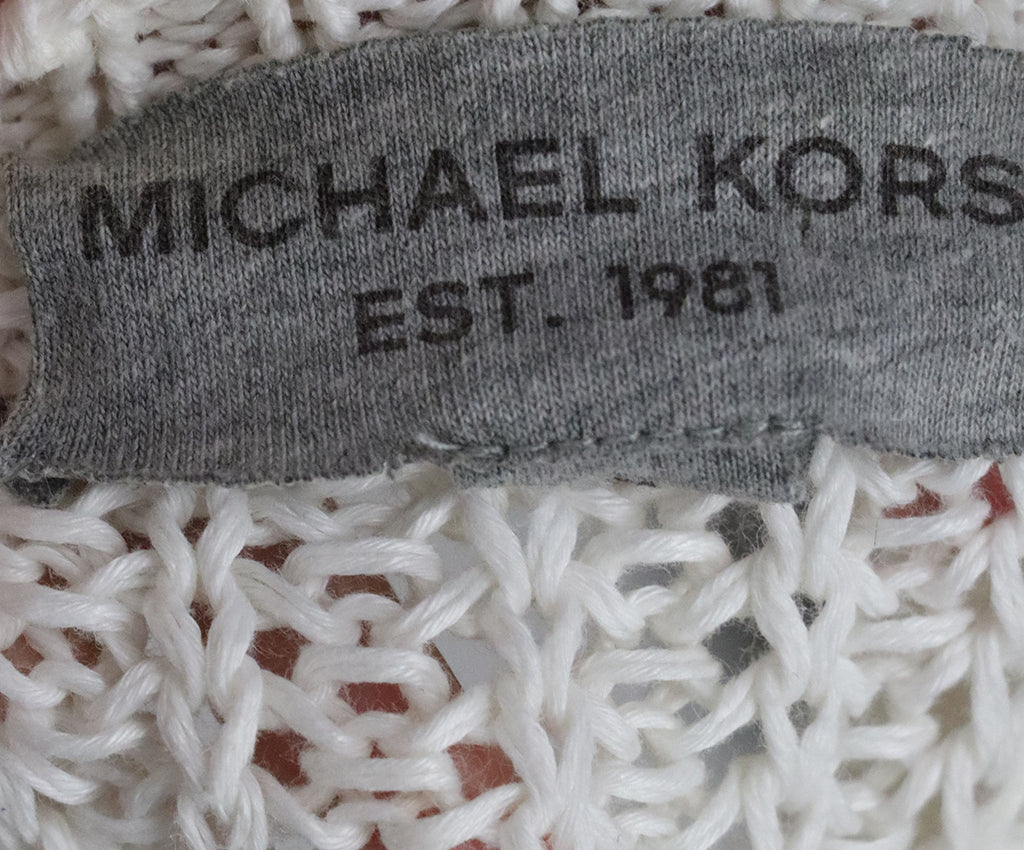 Michael Kors White Cotton Sweater 3