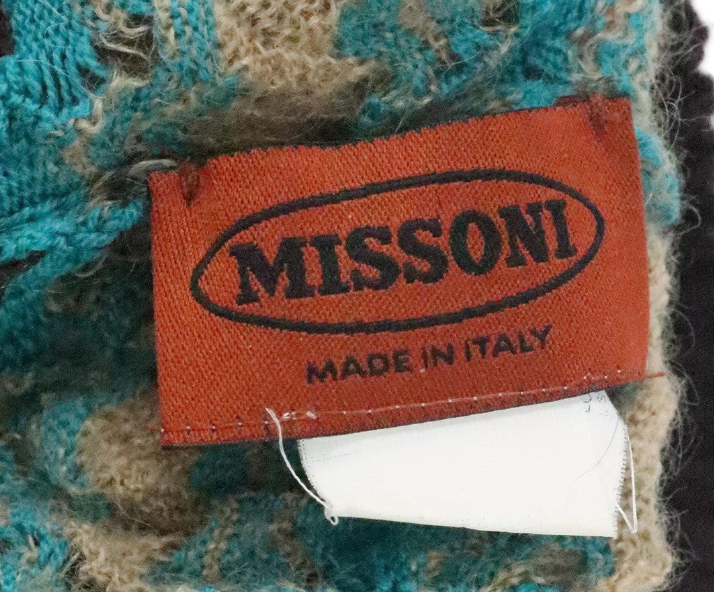Missoni Brown & Teal Knit Hat - Michael's Consignment NYC