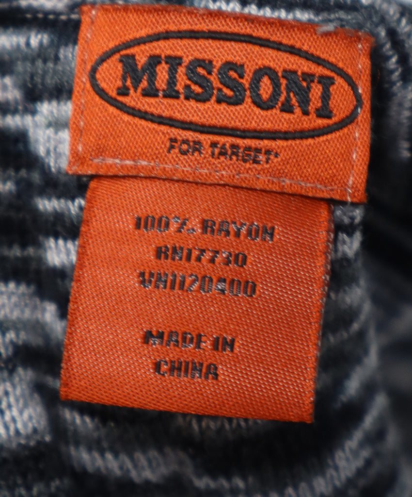 Missoni Grey & Black Knit Shawl 1