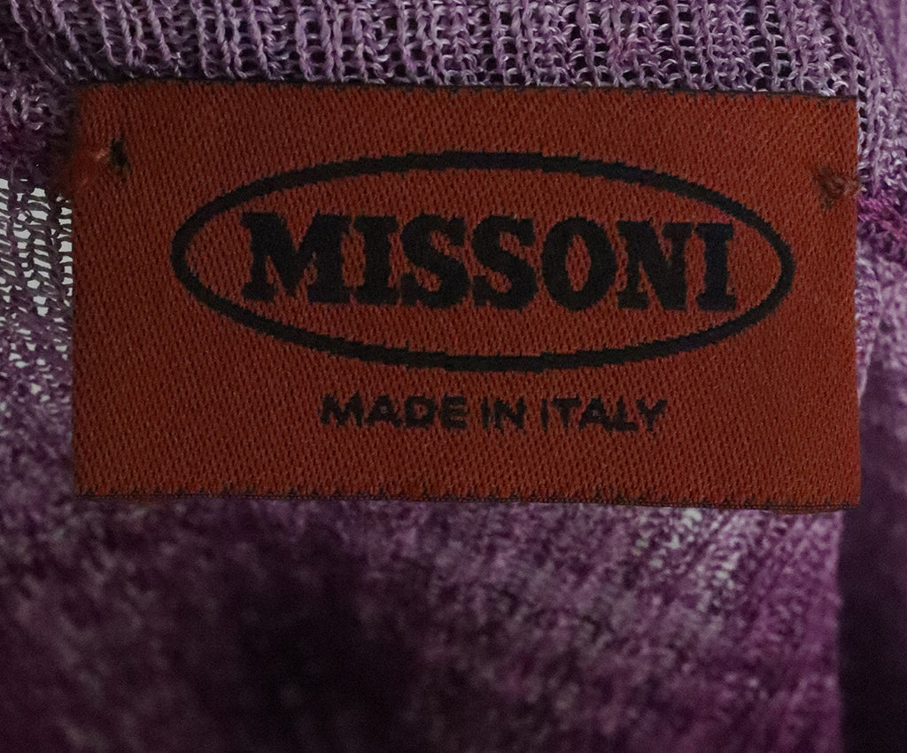 Missoni Purple Viscose Cardigan 3