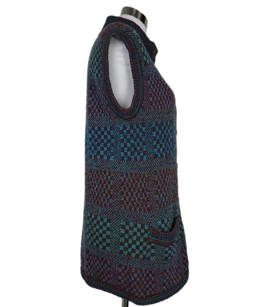 Missoni Multicolor Knit Vest sz 4 - Michael's Consignment NYC