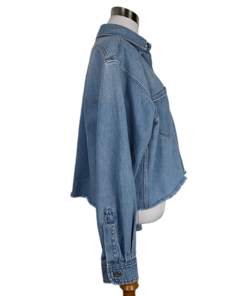 Miu Miu Denim Embroidered Jacket 1