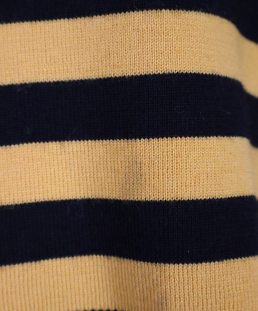 Miu Miu Yellow & Black Striped Cashmere Sweater 5