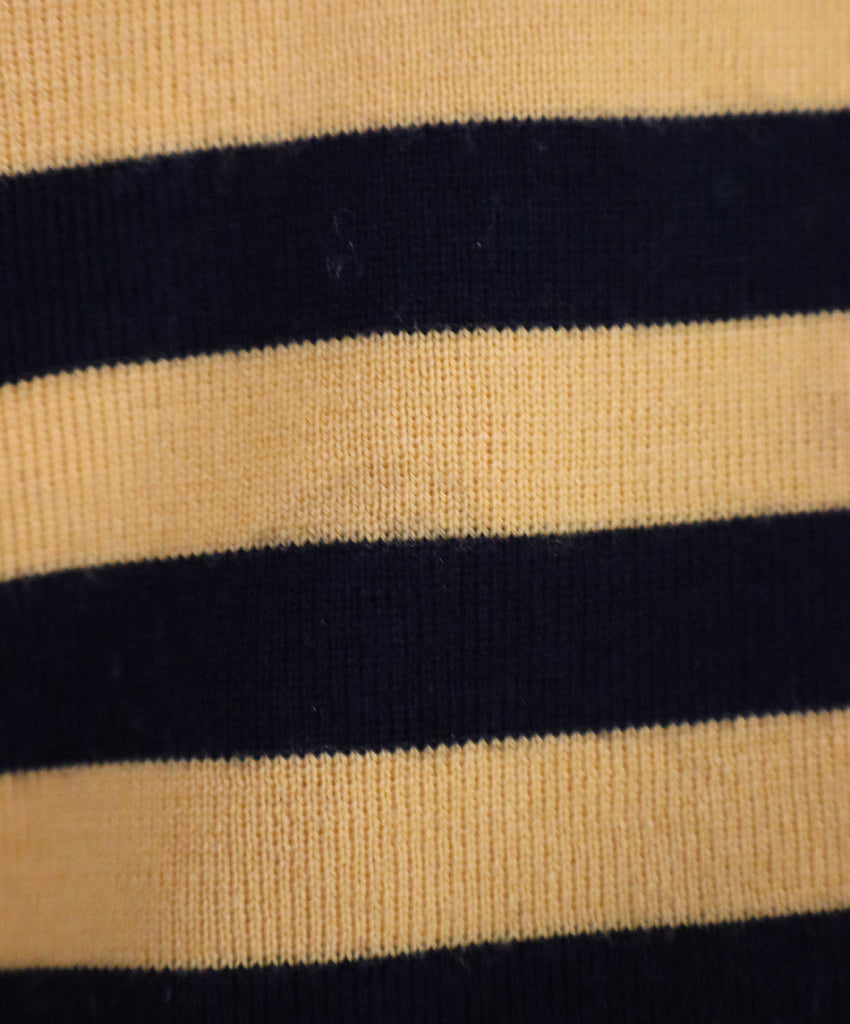 Miu Miu Yellow & Black Striped Cashmere Sweater 7