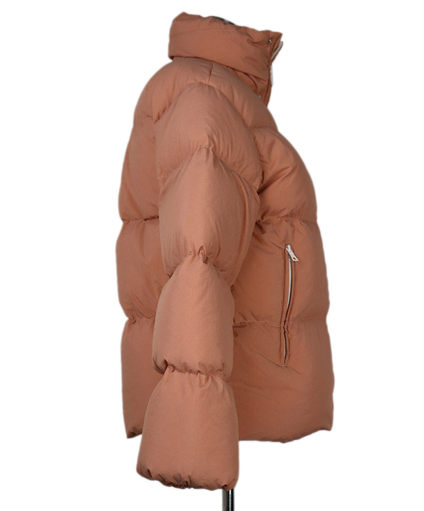 Moncler Dusty Rose Nylon Down Lining Coat 1