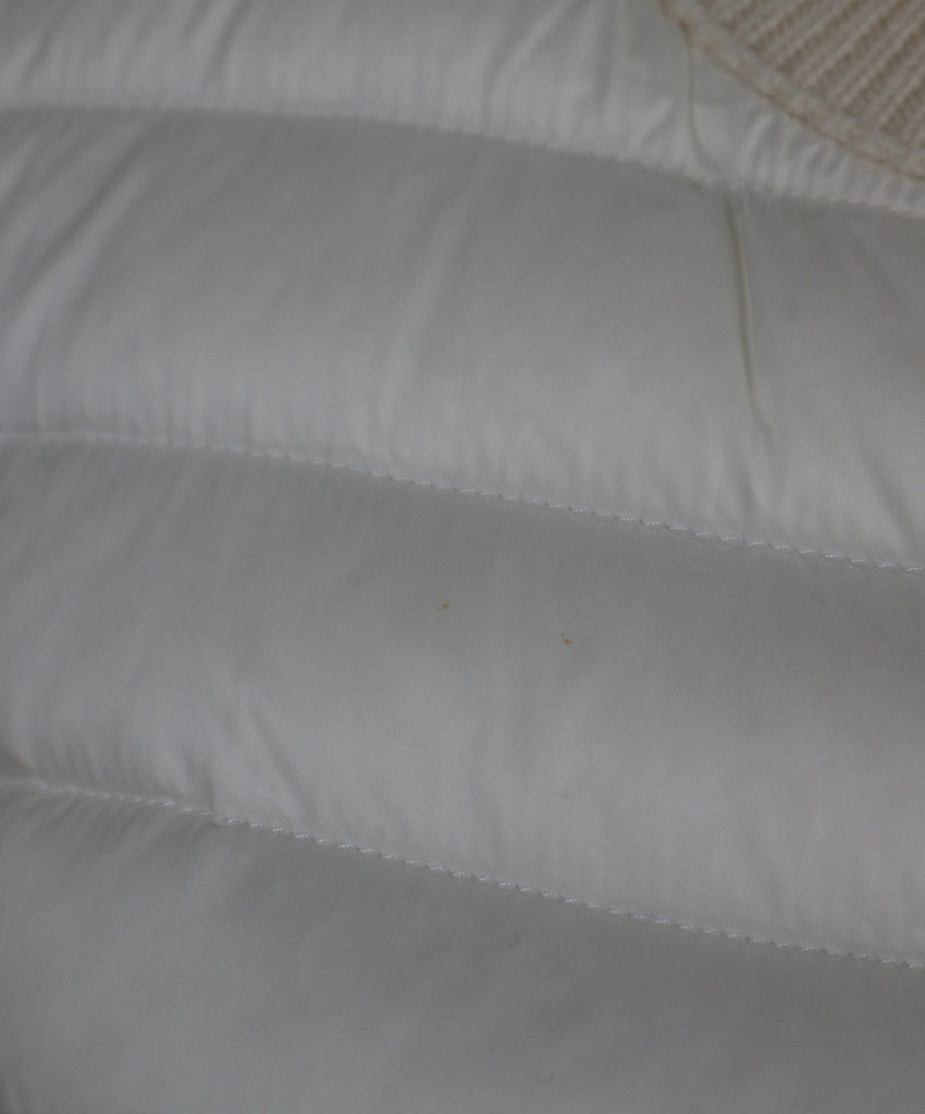 Moncler Ivory Down Knit Jacket 6