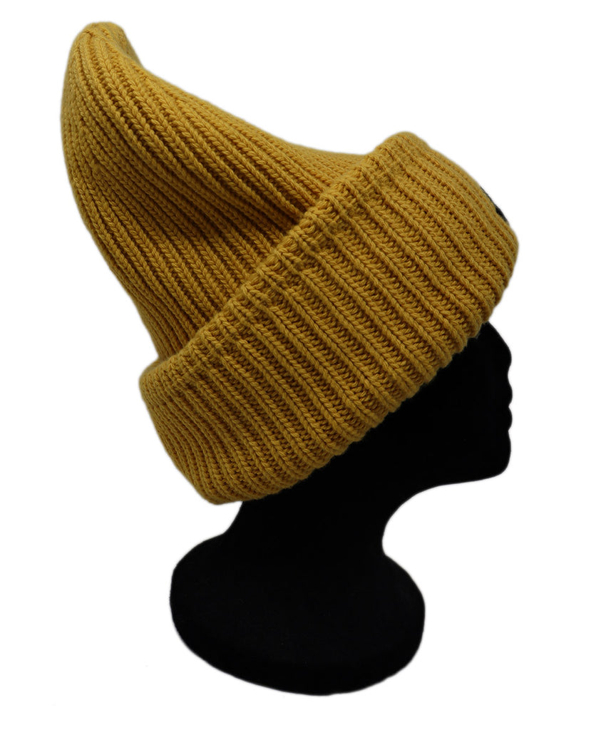 Moncler Mustard Yellow Wool Beanie 1
