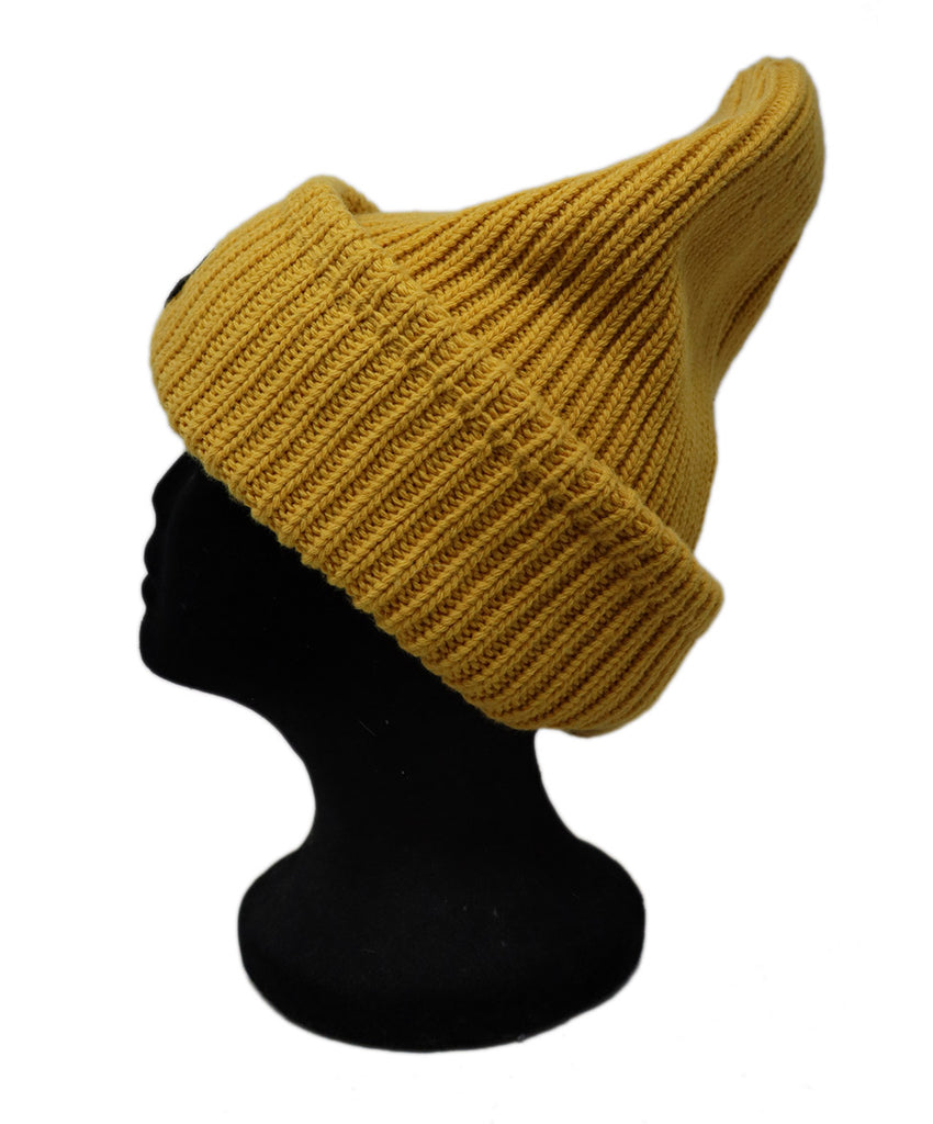 Moncler Mustard Yellow Wool Beanie 2
