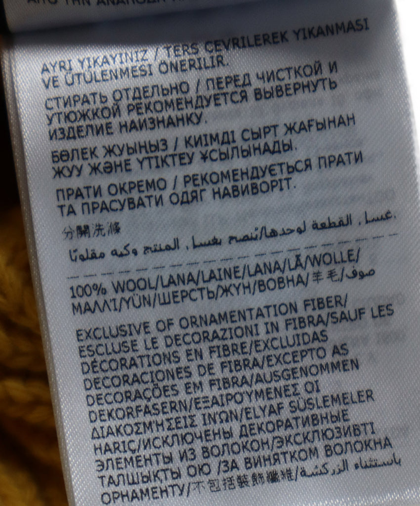 Moncler Mustard Yellow Wool Beanie 5