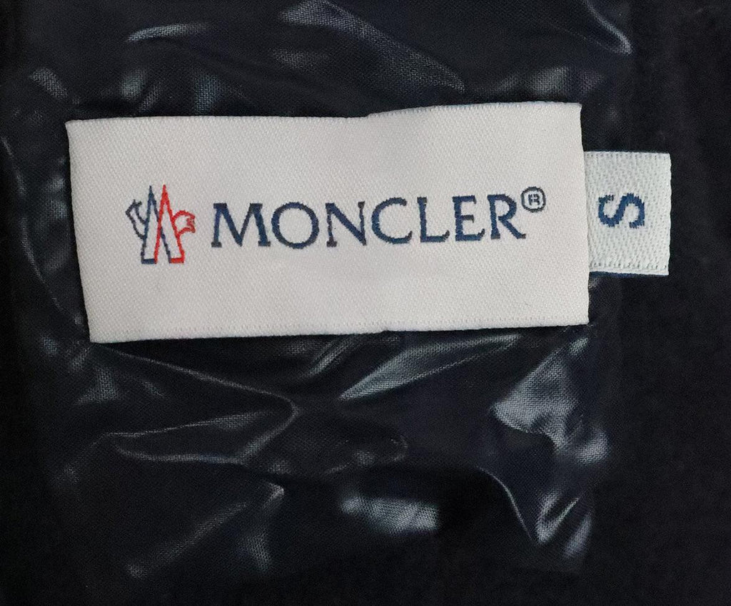 Moncler Navy Mantella Puffer Sleeve Cardigan Coat sz 6 - Michael's Consignment NYC