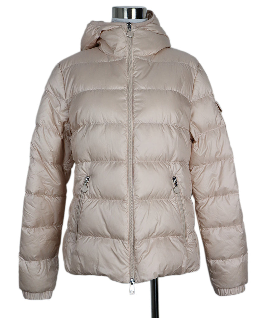 Moncler Light Pink Quilted Down Jacket 