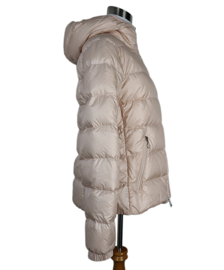 Moncler Light Pink Quilted Down Jacket 1