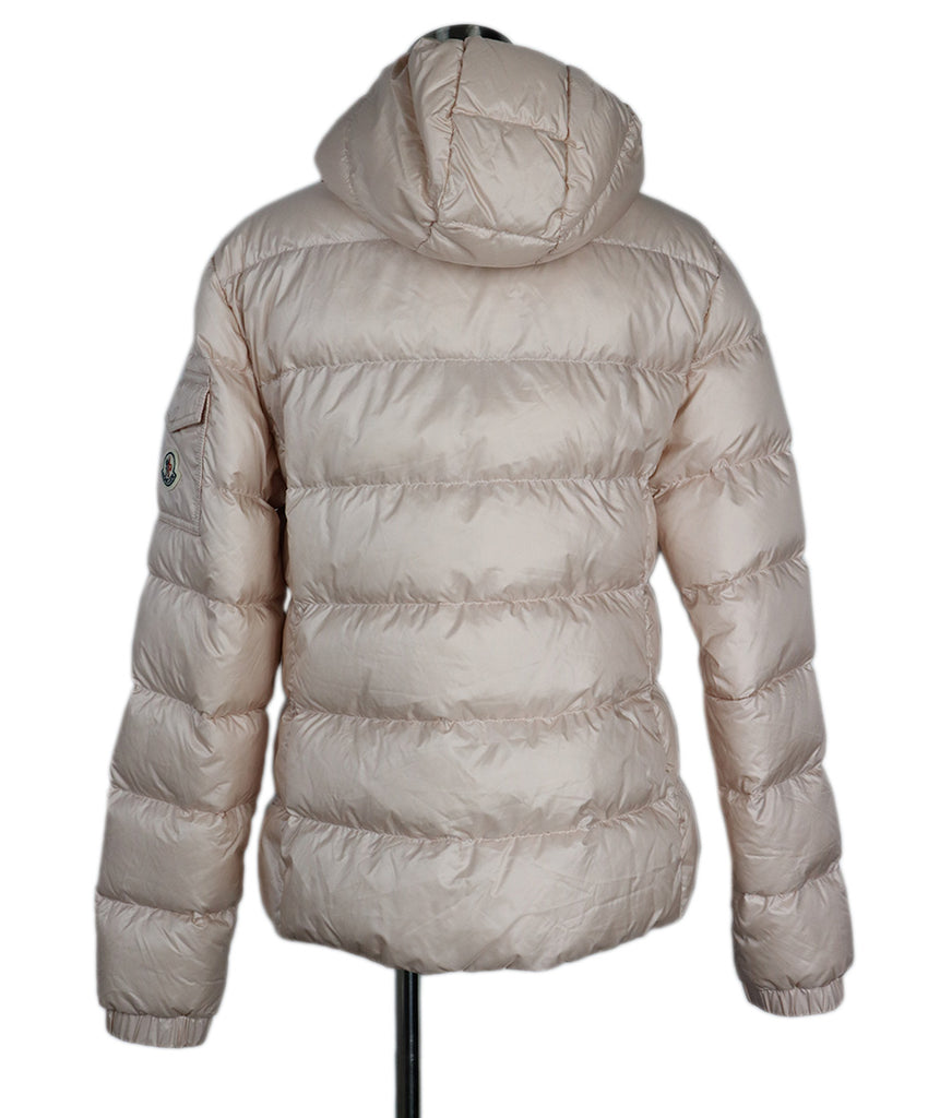 Moncler Light Pink Quilted Down Jacket 2