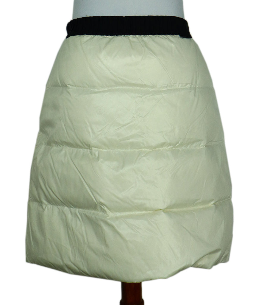Moncler White & Black Down Mini Skirt 2
