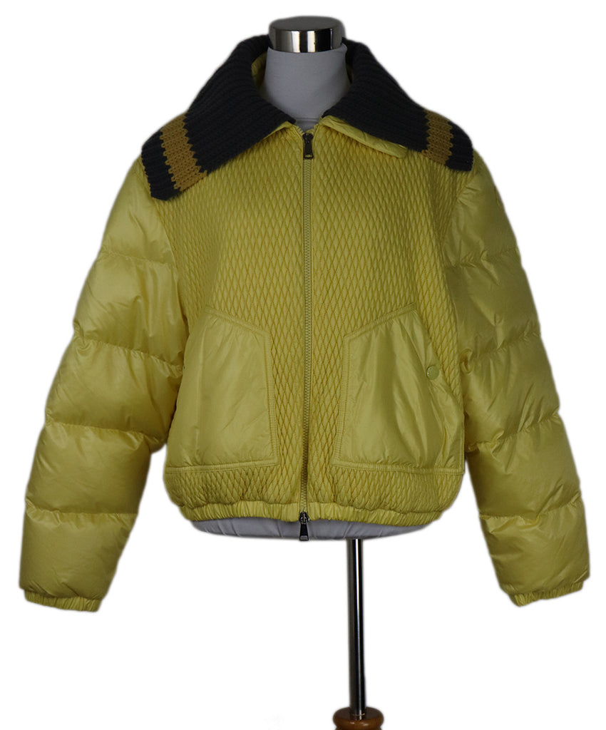 Moncler Yellow & Grey Down Puffer 