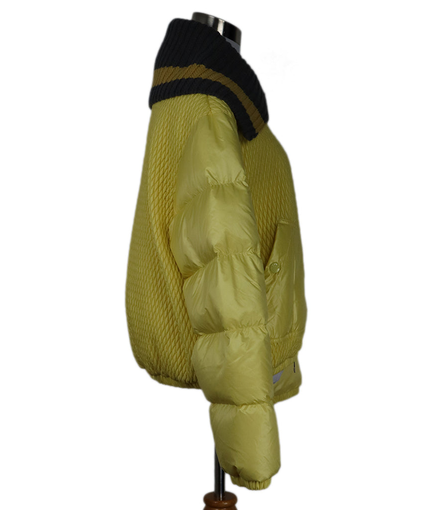 Moncler Yellow & Grey Down Puffer 1