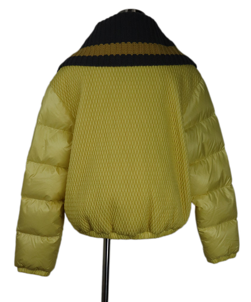 Moncler Yellow & Grey Down Puffer 2