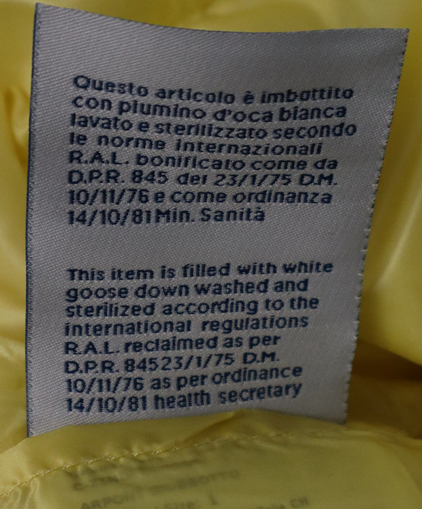 Moncler Yellow & Grey Down Puffer 4