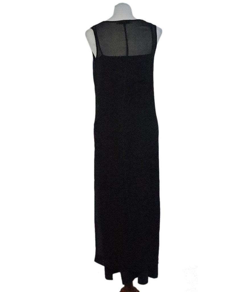 Morgan Le Fay Navy Cotton & Silk Dress 2