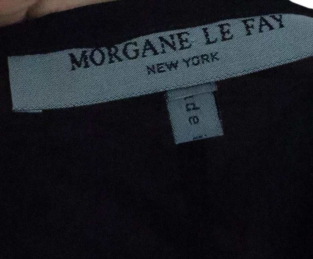 Morgan Le Fay Navy Cotton & Silk Dress 3