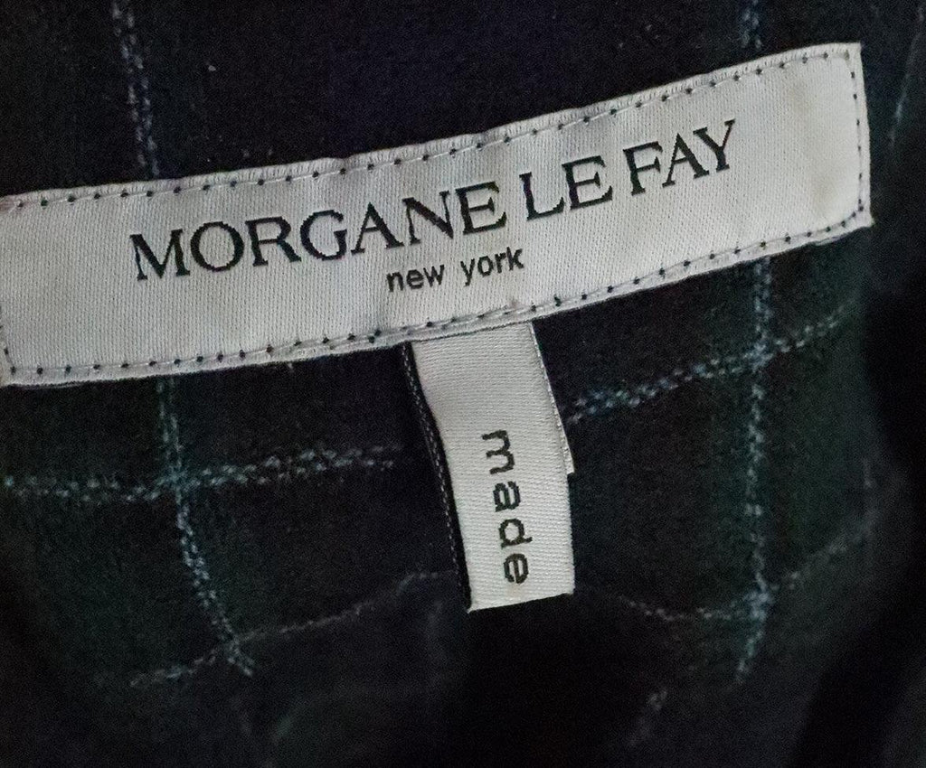 Morgan Le Fay Green & Navy Plaid Tunic sz 4 - Michael's Consignment NYC