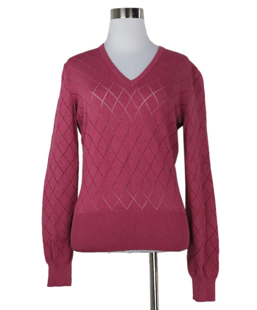 Moschino Pink Knit Sweater sz 4 - Michael's Consignment NYC