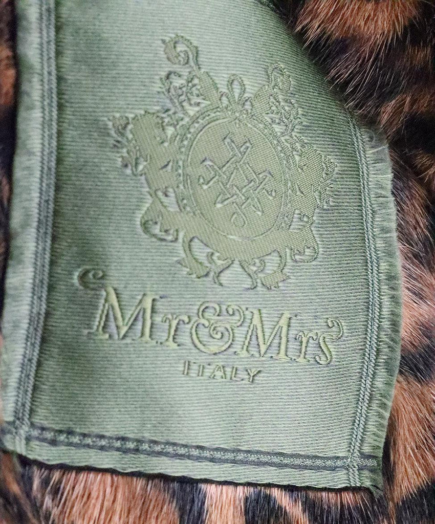 Mr.& Mrs. Italy Black Denim Coat w/ Fur Trim sz 2 - Michael's Consignment NYC