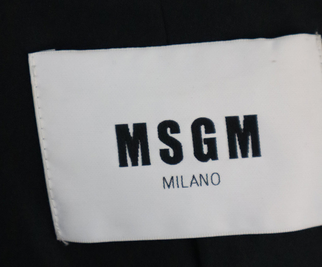 Msgm Multicolor Tweed Embellished Blazer 3