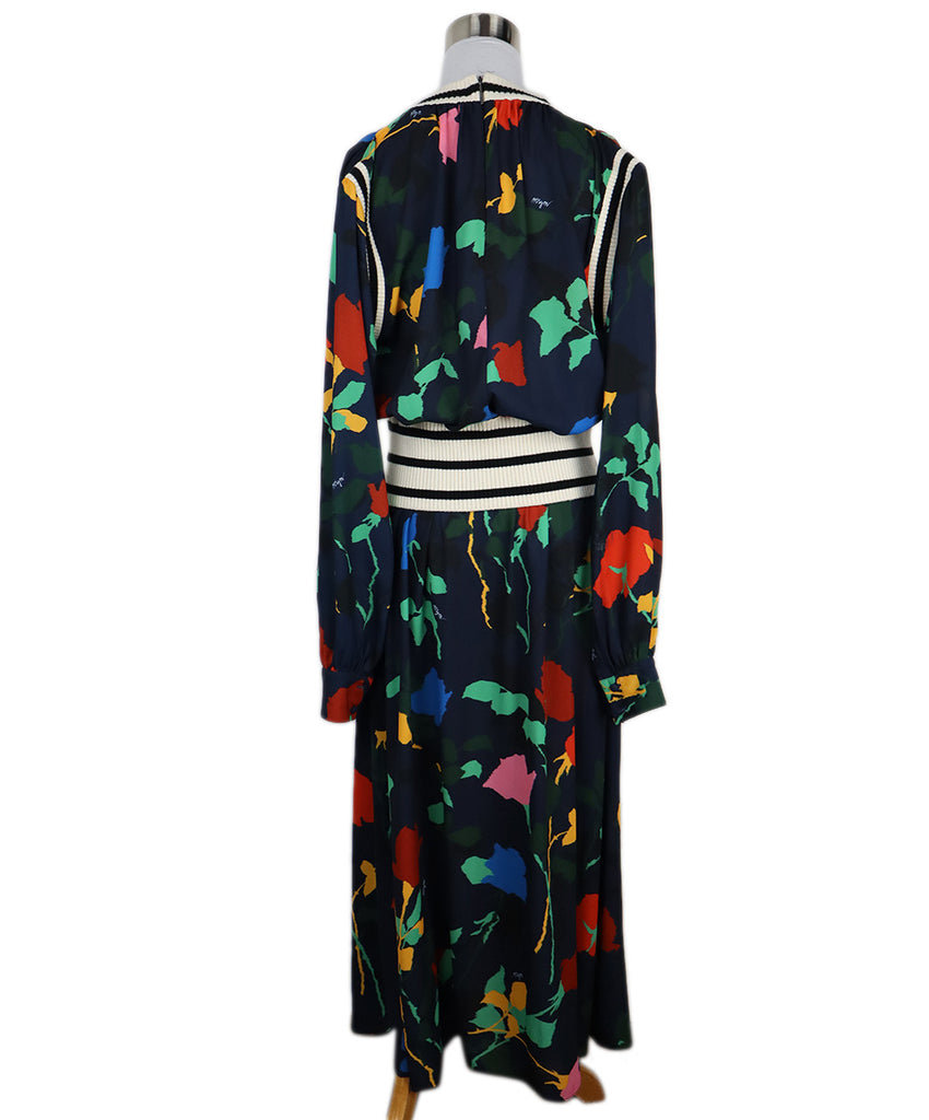 Msgm Multicolor Print & Knit Dress 2
