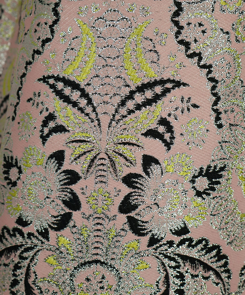 MSGM Pink Silver & Black Lurex Sleeveless Dress 5