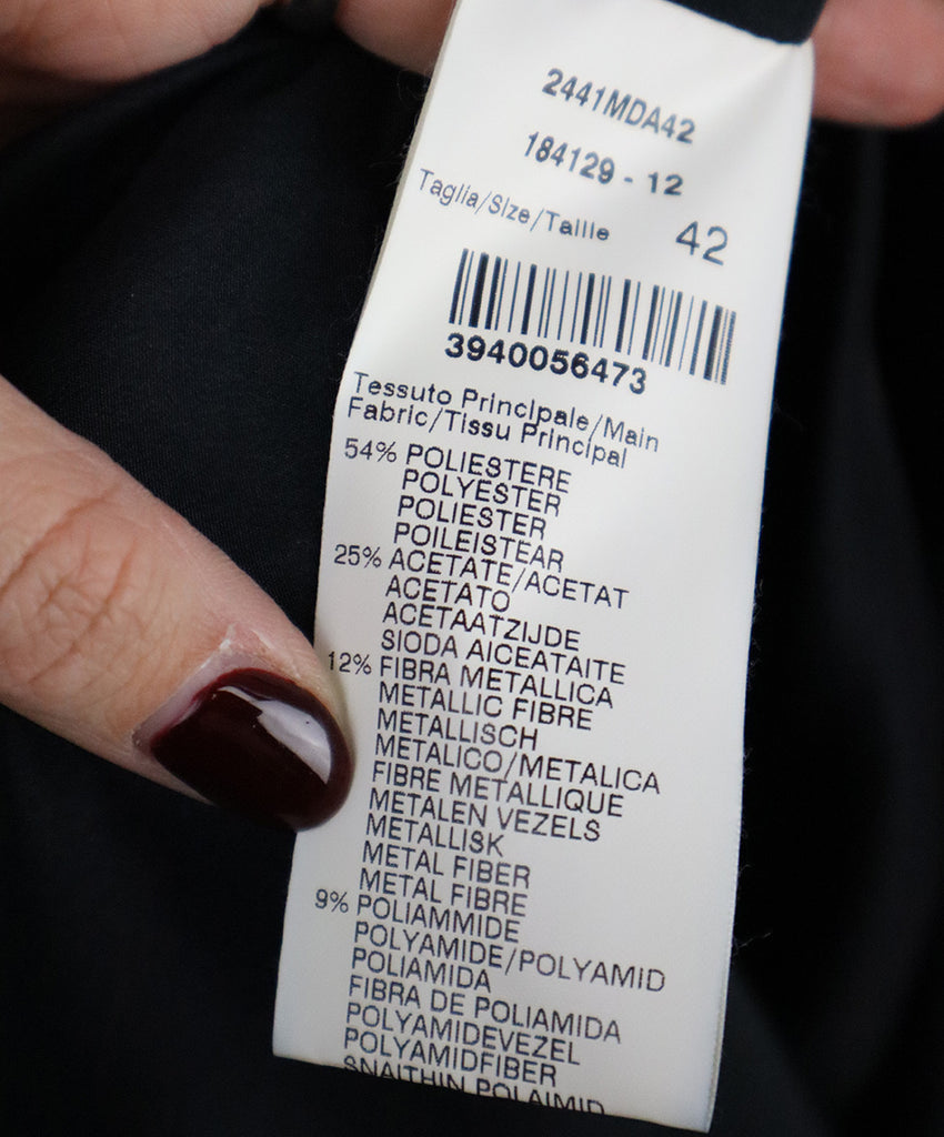 MSGM Pink Silver & Black Lurex Sleeveless Dress 4