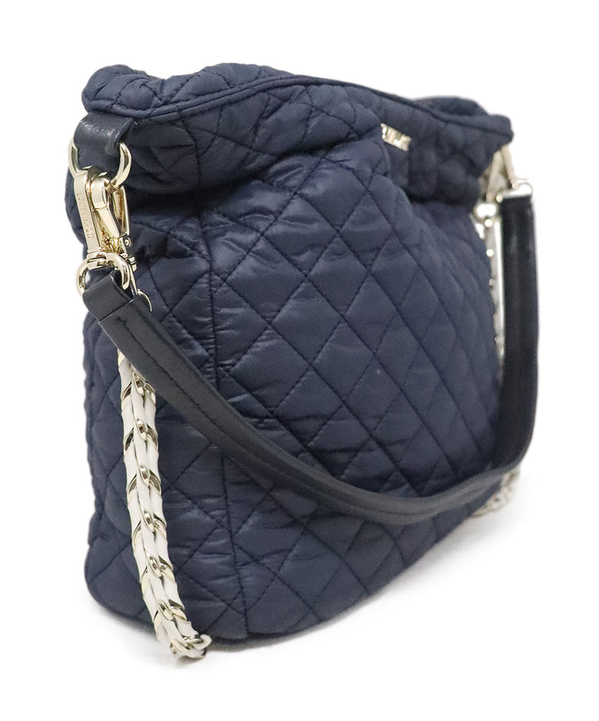 Mz Wallace Navy Quilted Shoulder Bag 1