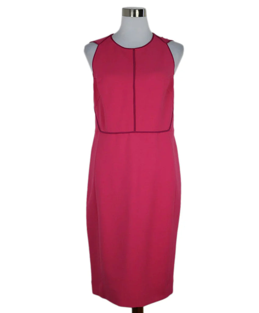 Narciso Rodriguez Pink Wool Piping Dress sz 8 - Michael's Consignment NYC