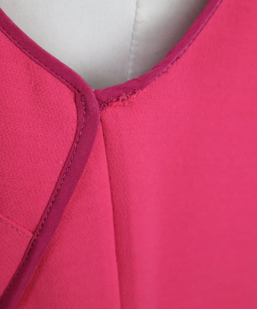 Narciso Rodriguez Pink Wool Piping Dress sz 8 - Michael's Consignment NYC