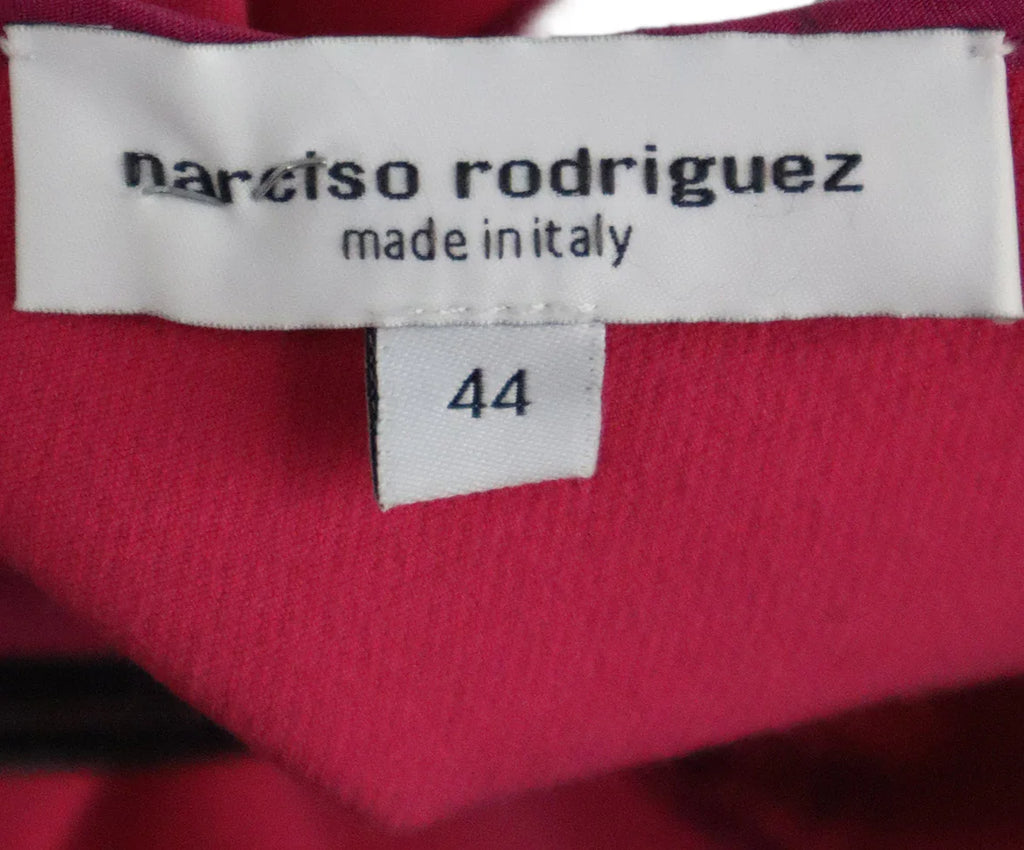 Narciso Rodriguez Pink Wool Piping Dress sz 8 - Michael's Consignment NYC