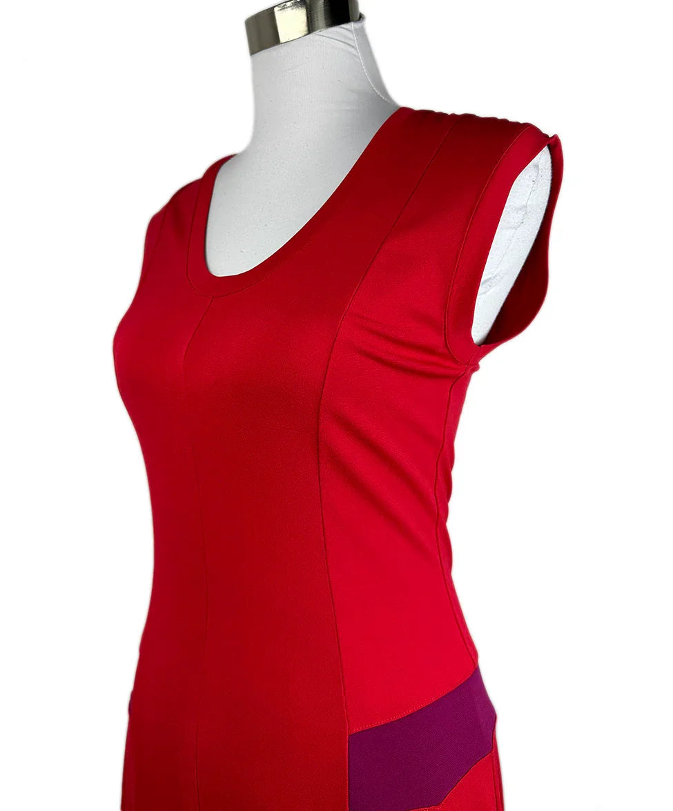 Narciso Rodriguez Red Jersey Sleeveless Spandex Dress sz 4 l Michael's Luxury Consignment Michael's Consignment NYC Narciso Rodriguez Red Jersey Sleeveless Spandex Dress sz 4 l Michael's Luxury Consignment Michael's Consignment NYC