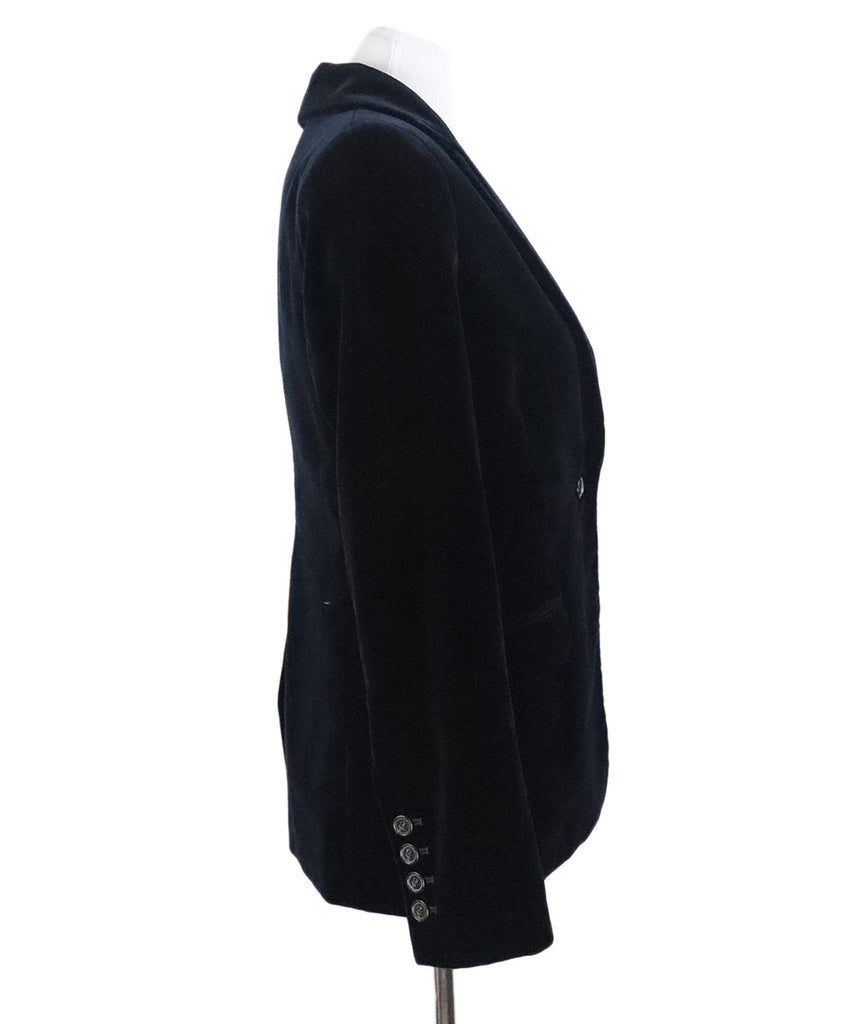 Nili Lotan Black Velvet Jacket 1