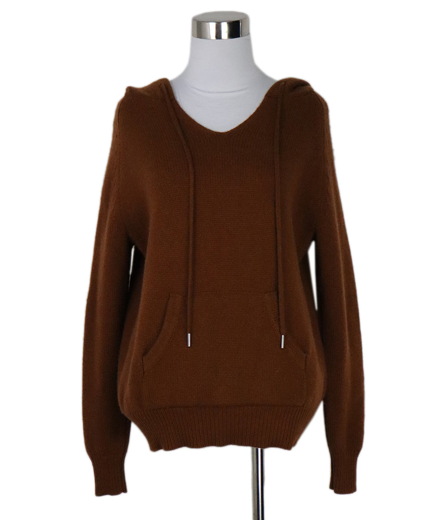 Nili Lotan Tobacco Cashmere Hoodie 