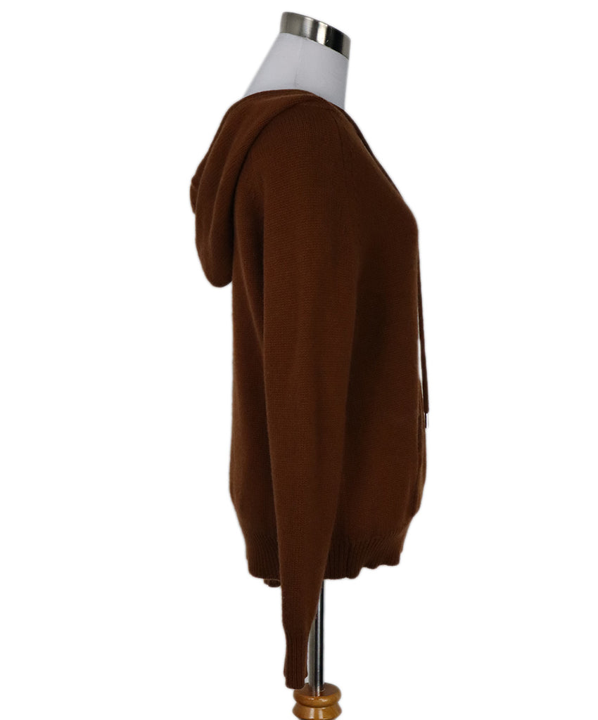 Nili Lotan Tobacco Cashmere Hoodie 1
