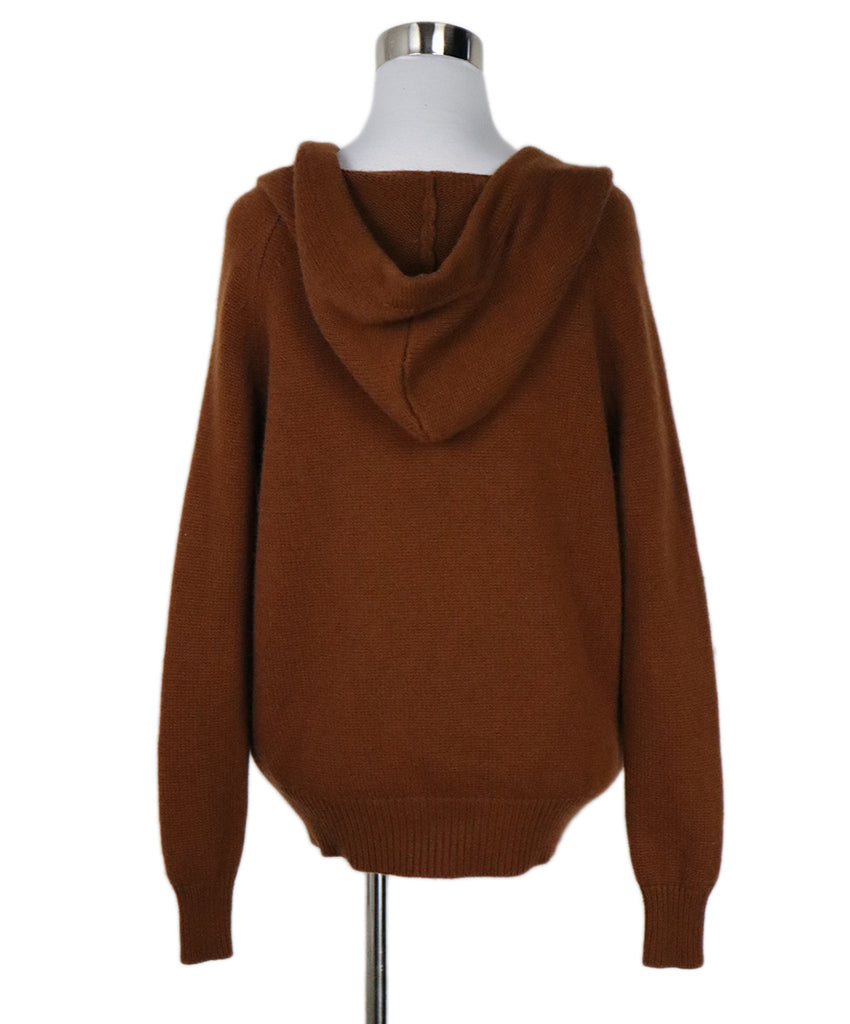 Nili Lotan Tobacco Cashmere Hoodie 2