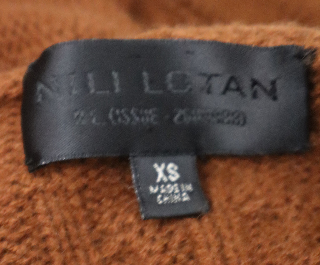 Nili Lotan Tobacco Cashmere Hoodie 3