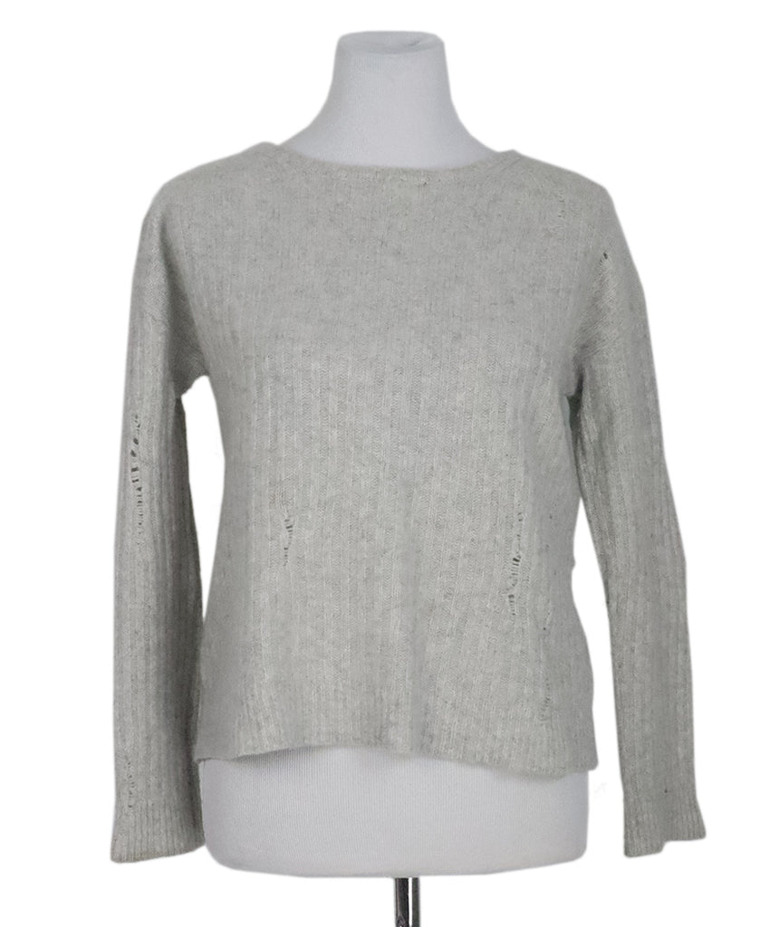 Nili Lotan Grey Cashmere Sweater 