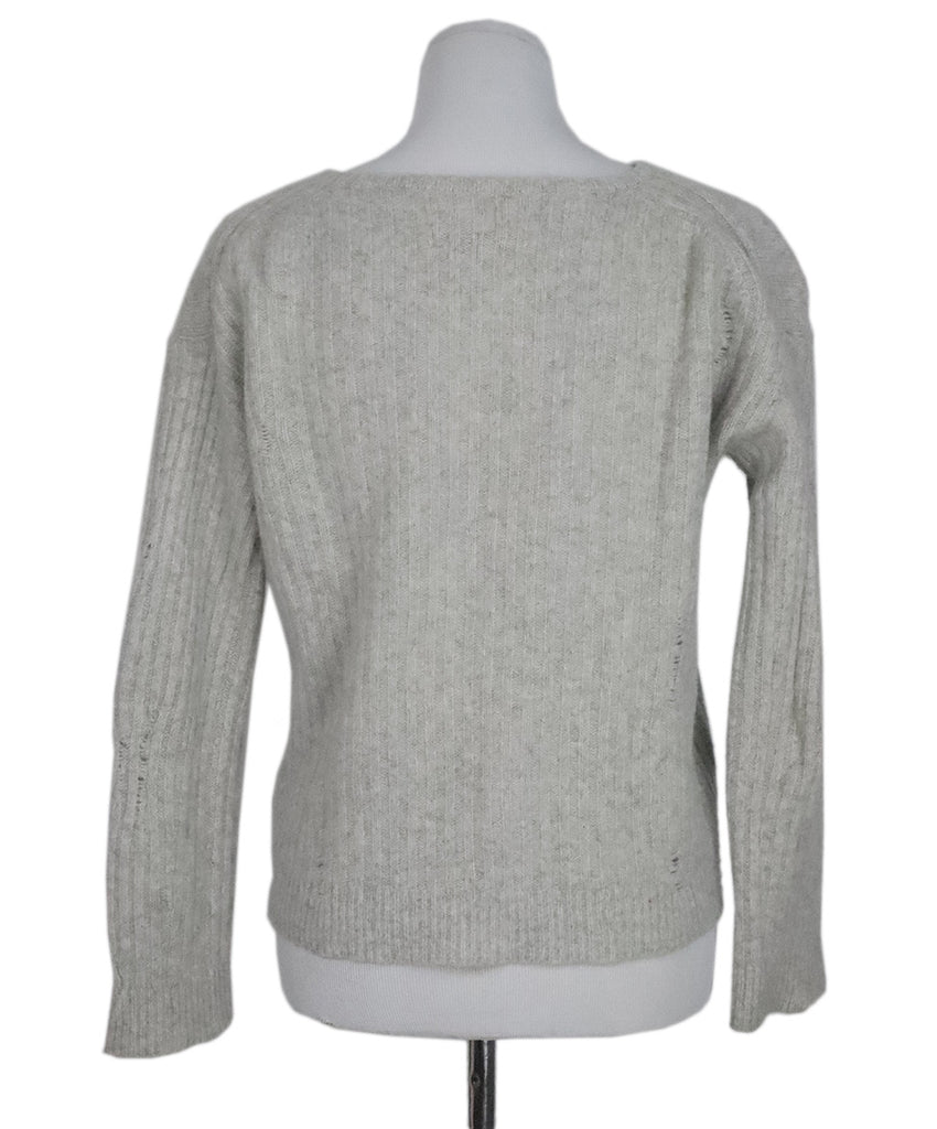 Nili Lotan Grey Cashmere Sweater 2