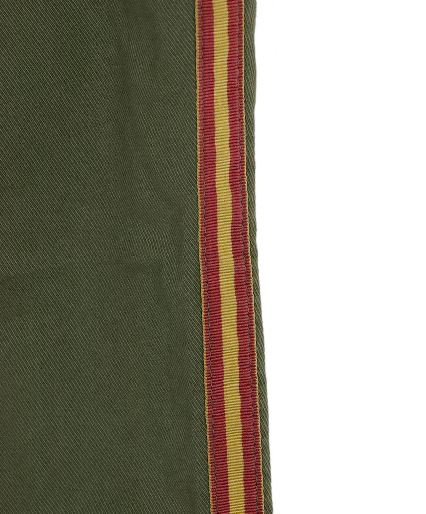 Nili Lotan Green Red & Yellow Trim Pants 4