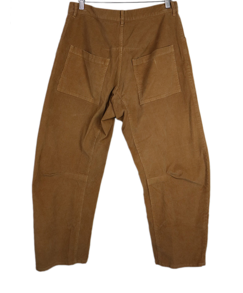 Nili Lotan Tan Corduroy Pants 1