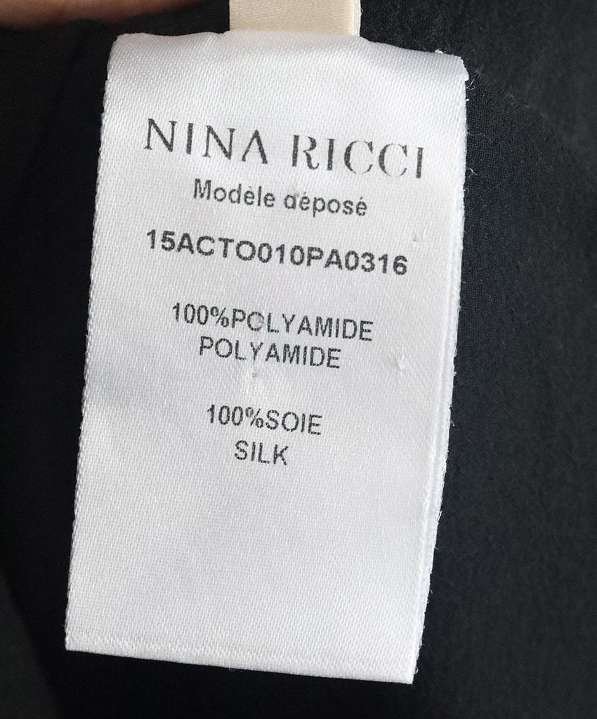Nina Ricci Black Lace Blouse 4