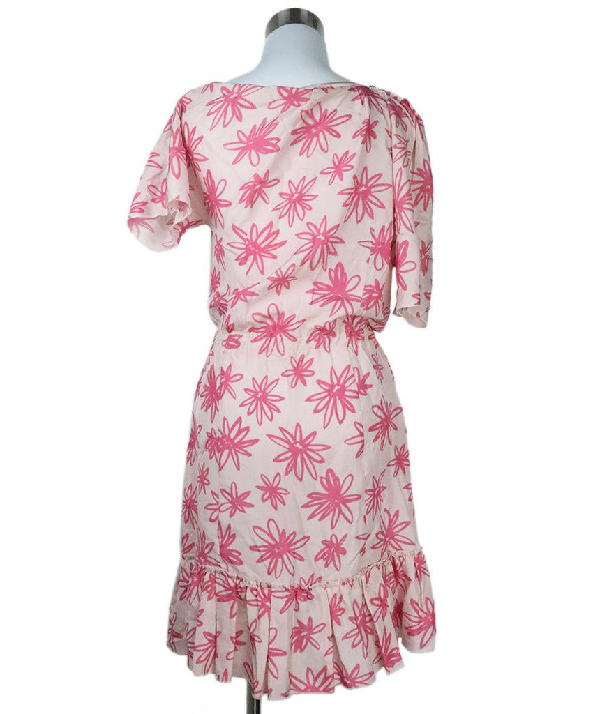 Nina Ricci Pink Floral Print Dress sz 4 - Michael's Consignment NYC