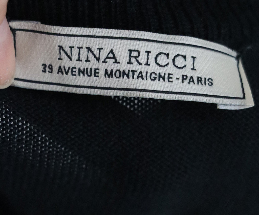 Nina Ricci Black Cotton Sweater 3